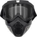 Motorcycle Helmet Goggles, Fog-Proof Goggle Face Protection Mask, Riding Racing Goggles For Men Women (Dark Brown)