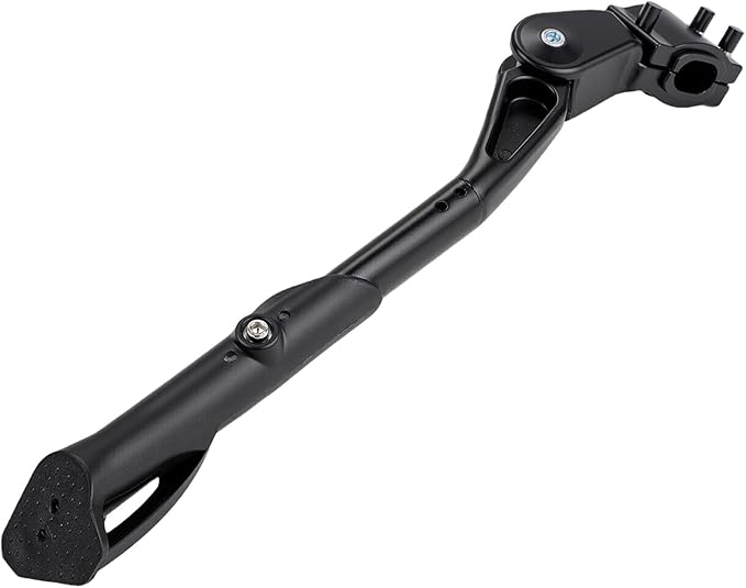 CHANGCHENG Adjustable Bike Kickstand,Aluminum Alloy Rear Side Kick Stand Universal for Most 24-29 Inch Mountain Road Bikes Ebikes