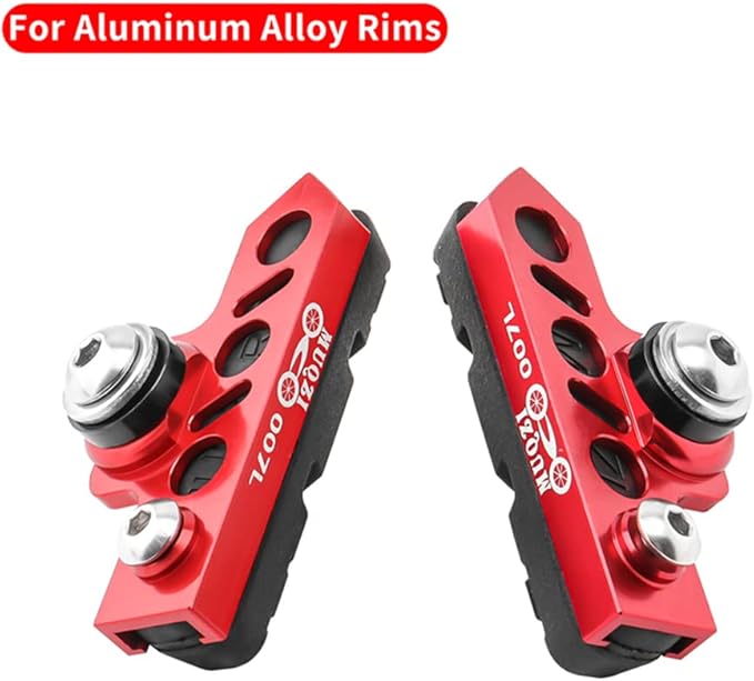 Bicycle C Caliper Extended Brake Pad (Set of 2) Bike Wear-Resistant Replaceable Aluminum Alloy Rim Brake for Road Bike,MTB,Folding Bike
