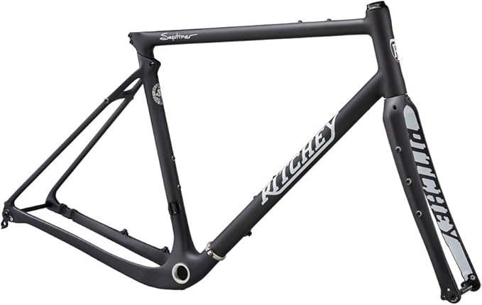 Ritchey Septimer Break-Away Carbon Frameset - Lightweight All-Road Bike with Carbon Fiber Construction, 700c x 48c Tire Clearance, Hydraulic Disc Brake Compatibility, and Innovative Break-Away Travel