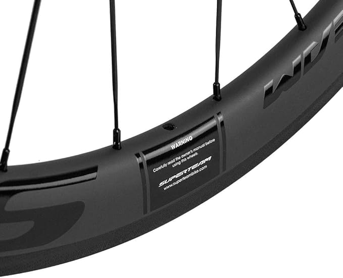Superteam 50/25mm UD Matte Finish Wheel 700c Carbon Wheelset Tubeless(Black)