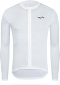YKYWBIKE Cycling Jersey Men Long Sleeves Bike Jersey with Pockets Biking Shirts for Men Cycling Breathable MTB Biker Shirts