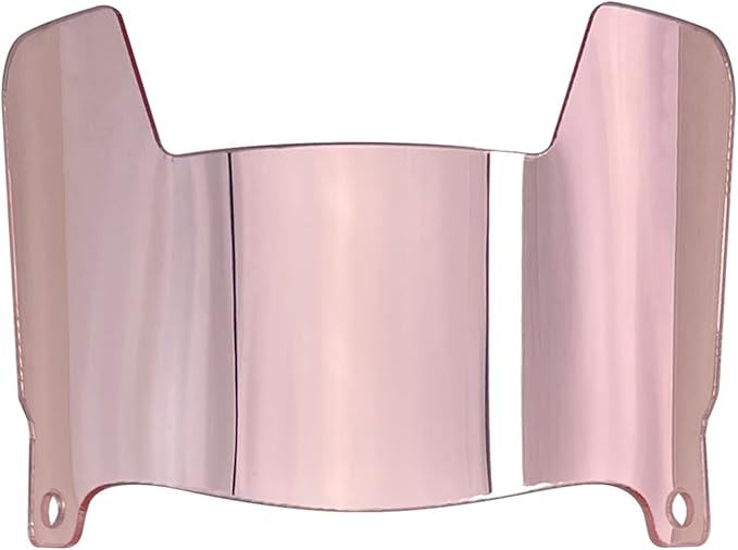 Mini Football Helmet Visor Clear with Clips Universal Fit for Collectors and Display