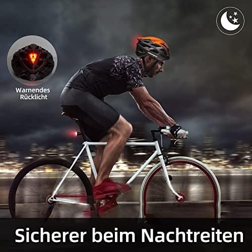 Shinmax Bike Helmet, CPSC/CPC Bike Helmet for Adult Men Women with Magnetic Goggles&Led Back Light Cycling Helmet Adjustable SM-T69