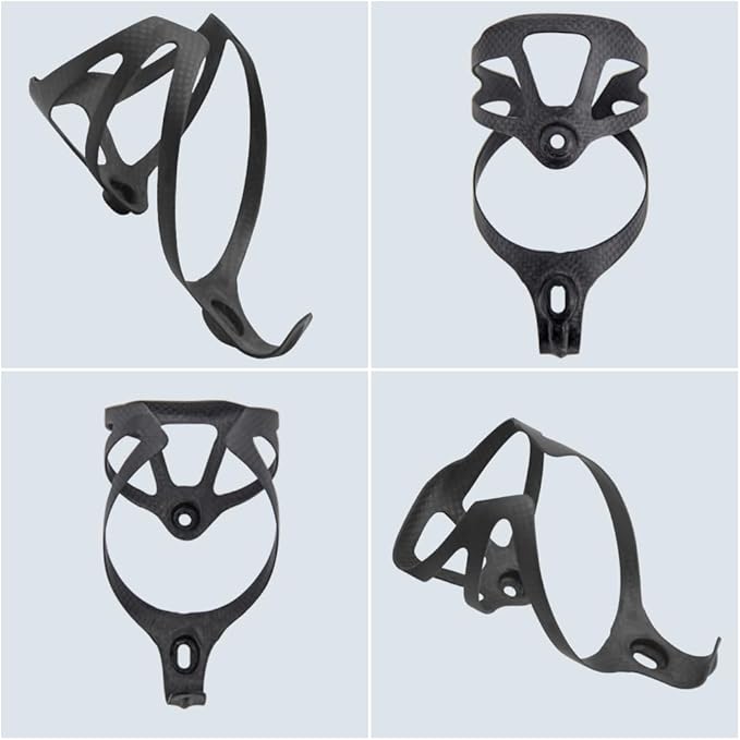 [US Stock] RXL SL Full Carbon Fiber Water Cup Cage Carbon MTB Road Bike Bicycle Water Bottle Holder Super Light 3K Gloss 20g Black White