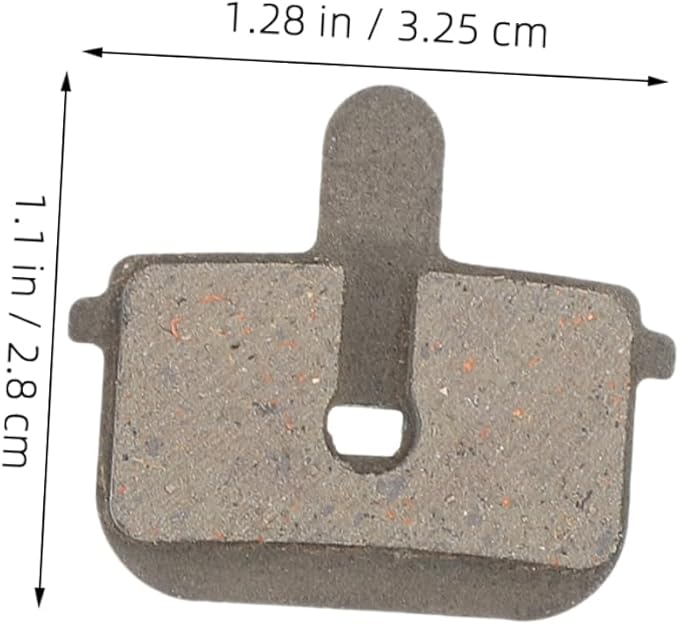 Bike Brake Pads 2 Pairs Disc Brake Pads for Bicycle Hydraulic Mechanical Disc Replacement Quiet Performance for Mountain Bikes Electric Scooters