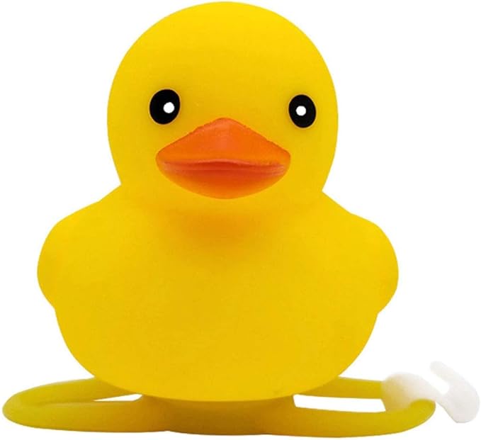 GARASANI Duck Bike Bell, Rubber Duck Bicycle Accessories, Bicycle Horns Mountain Bike Handlebar Light Bicycle Accessories