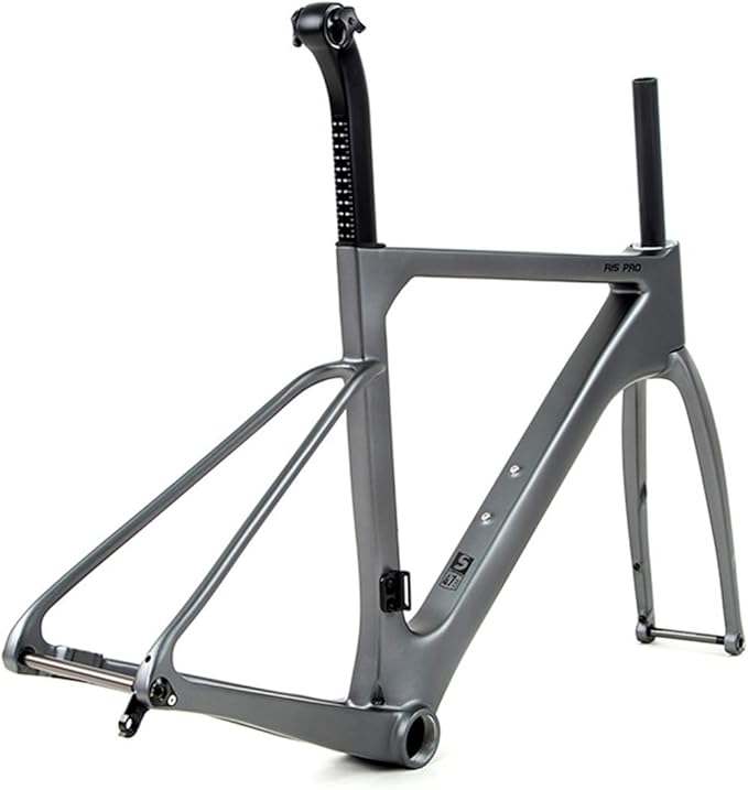 Carbon Road Bike Frameset 700C Breaking Wind Racing Bike Frame 44/47/50/53/56cm Disc Brake Frame Thru Axle 12 * 100/12 * 142mm Lightweight