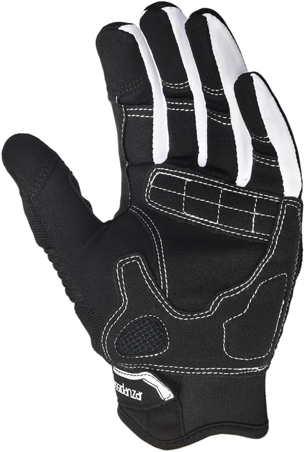 Harssidanzar Motorcycle Gloves Men Full Finger Riding Touchscreen Gloves SM061US