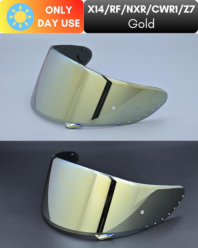 CWR-F1 Shield for RF-1200 Visor X14 NXR RF-SR Z7 Motorcycle Helmet Visor Replacement Sun Protection Anti-Scratch, Universal
