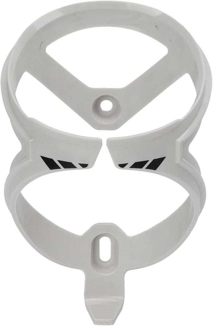 Bicycle Water Bottle Holder Cage Streamlined Design for Outdoor Cycling Road Mountain Bikes (Grey)