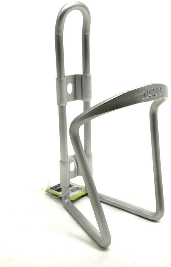 Lightweight Bike Water Bottle Holder by Delta Cycle - Bottle Cage Holder Mount - Compatible with Any Standard Water Bottle - Easy Installation Quickly Mounts to Any Bike