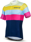 JPOJPO USA Cycling Jersey Men Road Bike Shirt Summer Biking Tops Short Sleeve Bicycle Clothes Cycle Wear Breathable