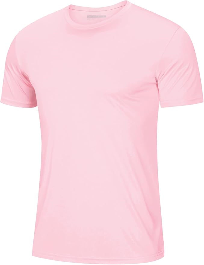 MAGCOMSEN Men's Short Sleeve UPF 50+ T-Shirt Quick Dry Workout Athletic Running Swim Tops Tee Rash Guard Performance Shirts