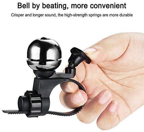 Accmor Classic Bike Bell, Adjustable Bicycle Bell Fits Any Bike Handlebar, Universal Bike Bell Loud Crisp Clear Sound Bike Bell for Adults Kids Bike