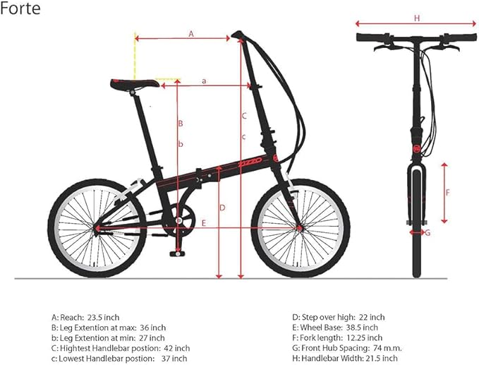 ZiZZO ZiZZO Forte | Heavy Duty, Lightweight, Genuine Shimano, with Fenders, Rack, 300 lbs Weight Limit
