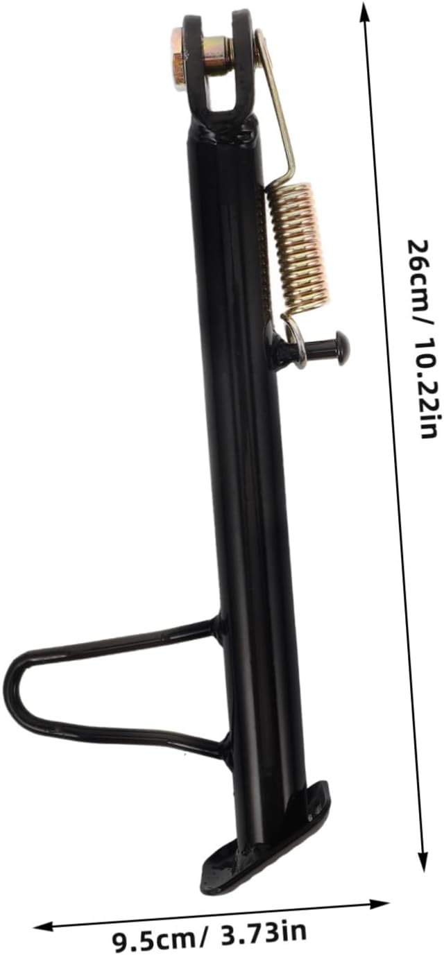 Adjustable Aluminum Kickstand for Electric Bikes Universal Motorcycle Side Stand 1pcs Foot Support for Parking on Surfaces