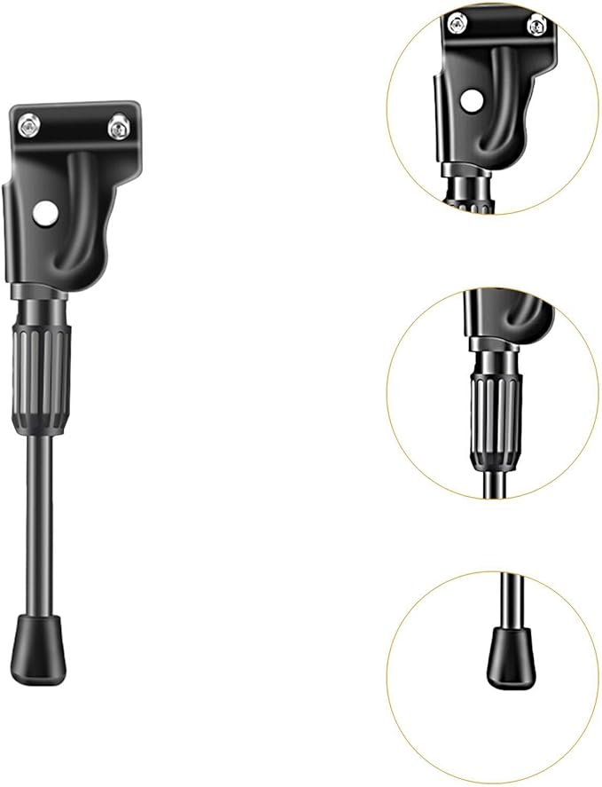 Kids Bike Kickstand Single Leg Kickstand Easy to Install Parking Stand Boys Girls Non Slip Replace Accessories Leg Kick Stand