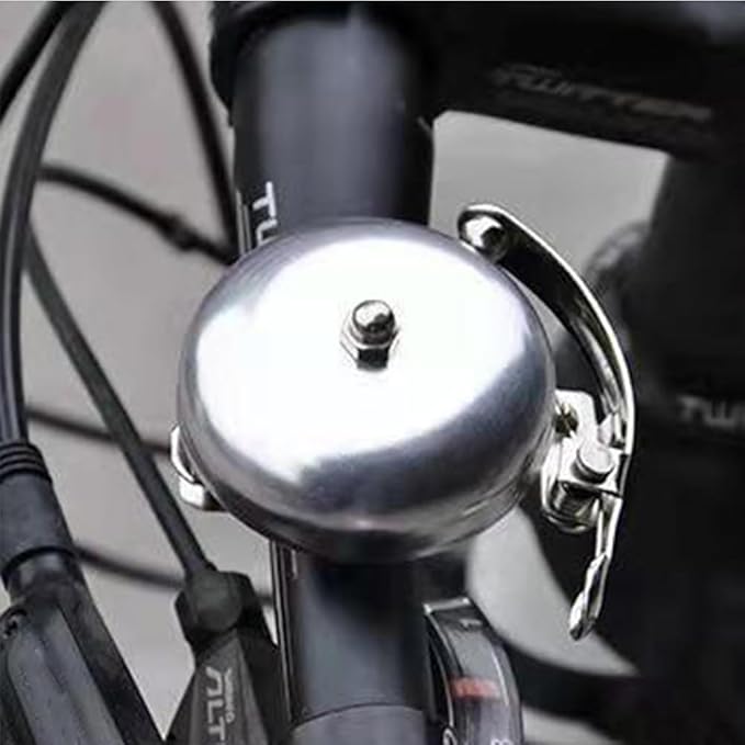Bicycle Retro Bell Leisure Bicycle Dial Bell Aluminum Silver Gold Coffee Brown Bicycle Bell Bicycle Bell