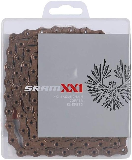 Sram PC X01 Eagle Hollow Pin 126 Links Power Lock 12-Speed Chain - Black/Black