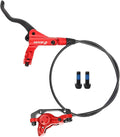 Zoom HB875 Hydraulic Disc Brakes Set, Red, Mountain Bike Right Front 800mm, Adapter Fit EBike Fat Bike Bicycle Accessories for Mountain Bike, Road Bike