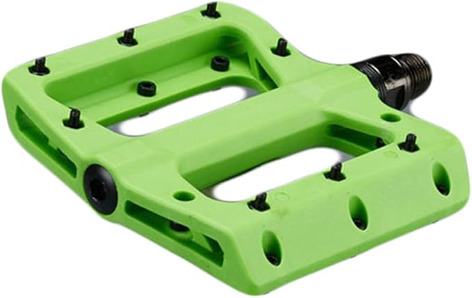 Mountain Bike Pedals Nylon Fiber MTB Pedals for Mountain and Road Bikes Flat Platform Bicycle Pedal for BMX MTB 9/16"