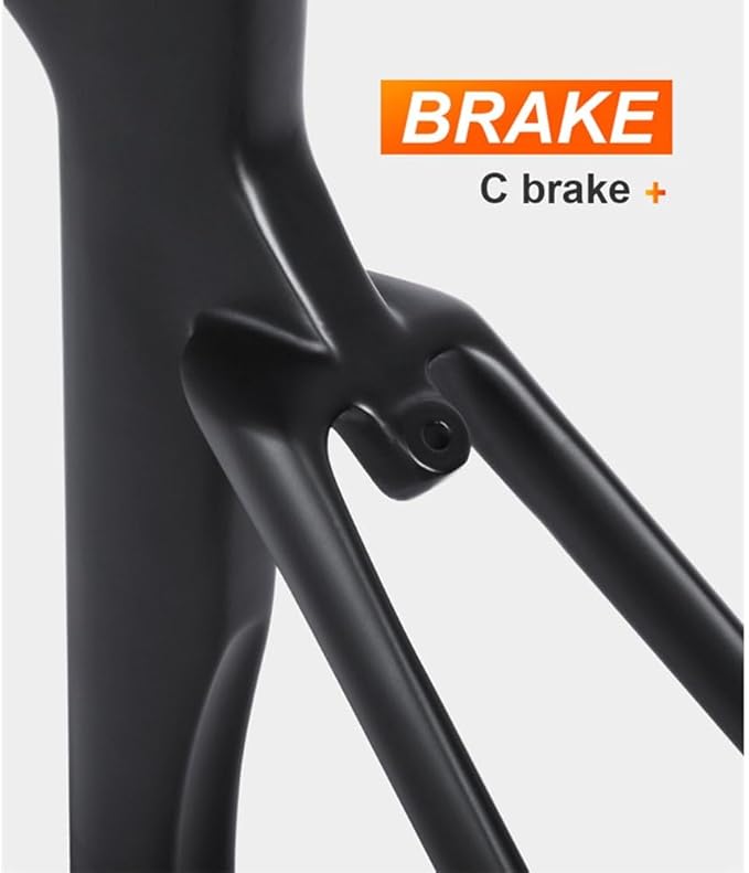 TUJISEK Carbon Fiber 700C Road Bikes Frame 49/52/54/56/58CM Frameset with Fork + Seatposts + Headset Disc Brake QR 130 * 9MM Routing Internal Windbreaker