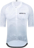 MOXILYN Men's Cycling Jersey Short Sleeve with 4 Pockets Moisture Wicking Breathable Quick Dry MTB Biking Shirt