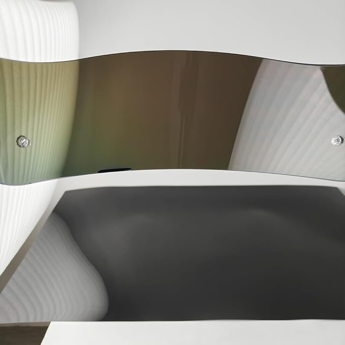 902 Helmet Visor Replacement. Helmet Face Shield UV Protection Compatible with ILM 902,902L,902BT (Rainbow-Day Use Only)
