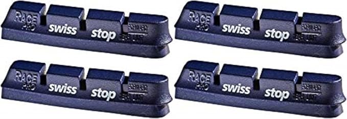 SwissStop RacePro Brake Pads (Fits Campagnolo), 4 Pads (Complete Bike)