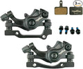 Rambomil Mountain Bike Disc Brake Set, Front and Rear Calipers with Pads (140mm)