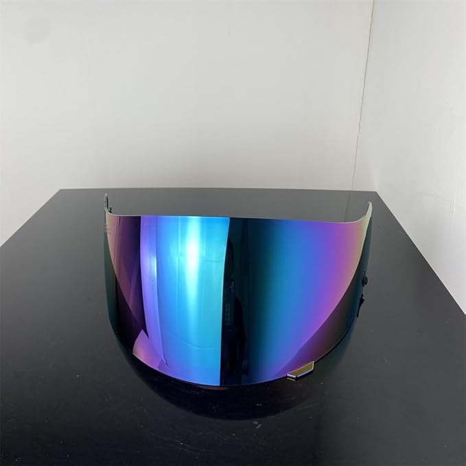HJ-09 Helmet Visor Replacement,Tinted Motorcycle Helmet Face Shield Sunshield UV Protection for HJC CL-15 CL-17 CL-16 CL-SP AC-12 FS-10 CS-R1 IS-16 CS-R2 (Rainbow)