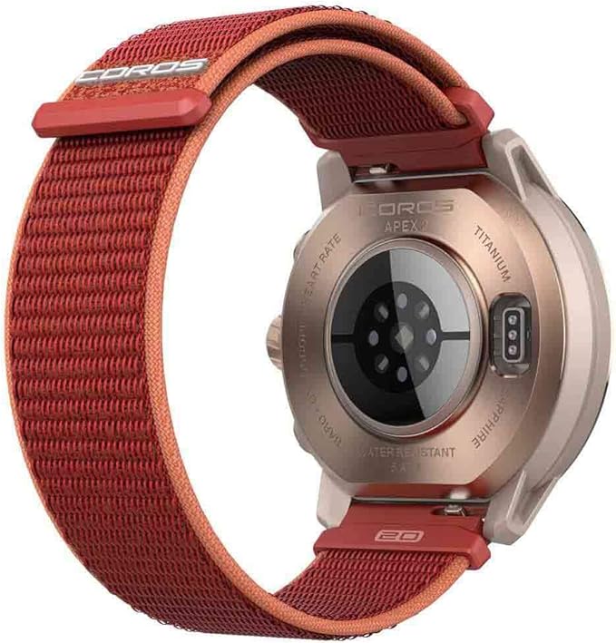 COROS APEX 2 Series Outdoor GPS Watch, 1.2" Sapphire Titanium, On-Wrist Navigation, Offline Maps, Heart Rate Monitor, Track Sleep, Running, Biking, Skiing, Climbing (APEX 2, Core)