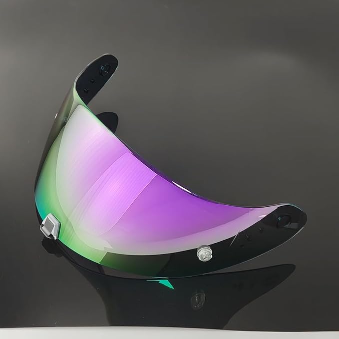 T520 Motorcycle Helmet Visor Replacement Compatible with Scorpion EXO T520/R1 Air/ST1400 UV Protection Anti-Scratch (Deep purple-For day)