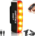 ENFITNIX XlitET Bike Tail Light,Brake Sensing,Auto On/Off,50 Lumen Ultra Bright Rear Bike Light,USB-C Rechargeable LED Bicycle Tail Lights,IPX5 Waterproof,Cycling Accessories Lights for Night Riding.