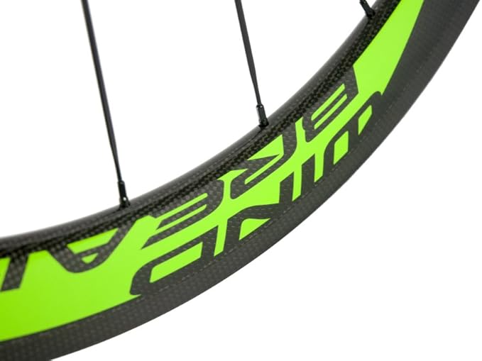 SunRise Bike Carbon Fiber Road Wheelset Clincher Wheels 50mm Depth R13 Hub Decal Bicycle Rims