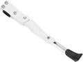 Keenso Kick Stand Stand, White Aluminum Alloy Bike Cycling Kick Stand Fits for 16" 20" 24" 26" Mountain Road Bike