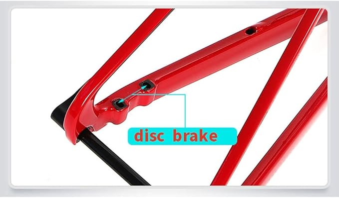 700c Road Bike Carbon Frameset Disc Brake Racing Frame 45/48/51/54CM BB86 Thru Axle 100/142mm Internal Routing(Light Gray,48CM)