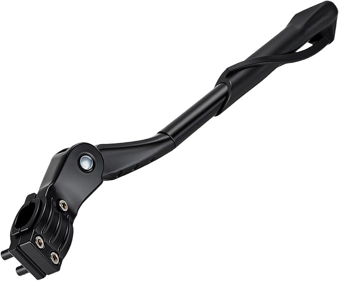 CHANGCHENG Adjustable Bike Kickstand,Aluminum Alloy Rear Side Kick Stand Universal for Most 24-29 Inch Mountain Road Bikes Ebikes