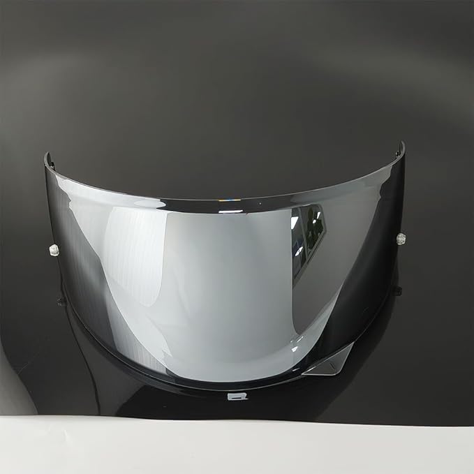 HJ-34P Helmet Visor Replacement for HJC C10.Motorcycle Helmet Shield UV Protection Compatible with HJC C10 (Silver)