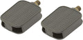 Alta Flat Square Platform Barefoot Surface Style Bicycle Pedals in Black, Multiple Sizes