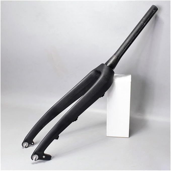 Carbon Rigid Fork 700c Road Bike Fork Disc Brake 1-1/2 Tapered Front Fork Threadless QR 9 * 100mm