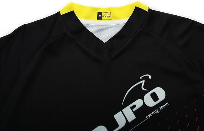 Men's Mountain Bike Jersey Long Sleeve MTB Off-Road Motocross Jersey Quick Dry Downhill&Motocross Shirts