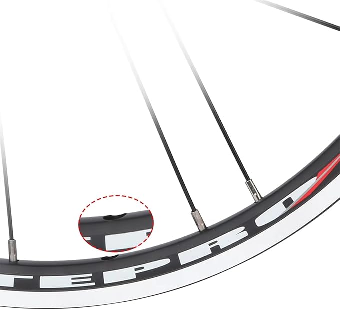 Bike BMX Folding Wheelset, Disc/V Brake QR Aluminum Alloy Double Wall Rims, 20in 22in Cycling Wheel Parts Accessories