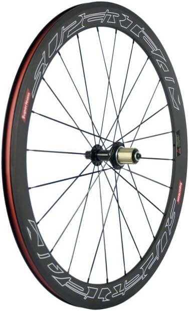 Superteam Carbon Fiber Road Bike Wheels 700C Clincher Wheelset 50mm Matte 23 Width