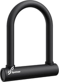 Sportneer Bike U Lock: 18mm Shackle Heavy Duty Bike Lock with Keys and Sturdy Mounting Bracket for Road, Mountain, Bicycle, Size 7.87''x6.3''