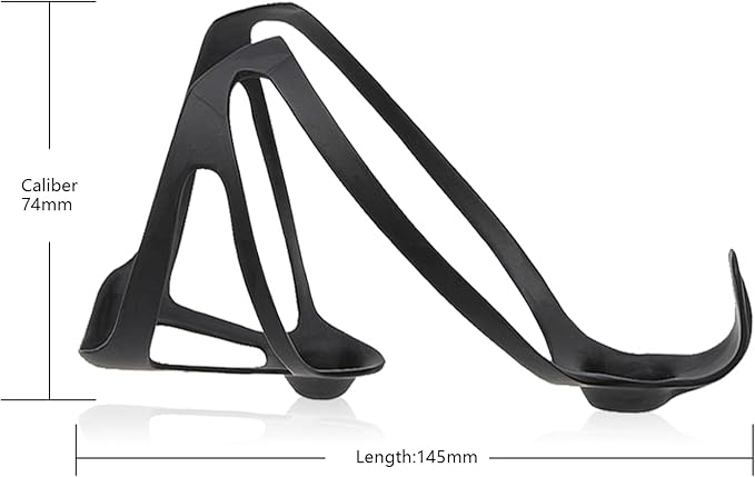 Full Carbon Fiber Ultra-Light Bike Drink Water Bottle Cage Holder Brackets for Road Bicycle Light Drink Water Bottle Cage Holder Black UD Matte