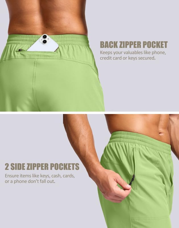 Bikewa Men's Mountain Bike Shorts 4D Padded Baggy Bicycle Biking Riding Lightweight Cycling Shorts with Zipper Pockets