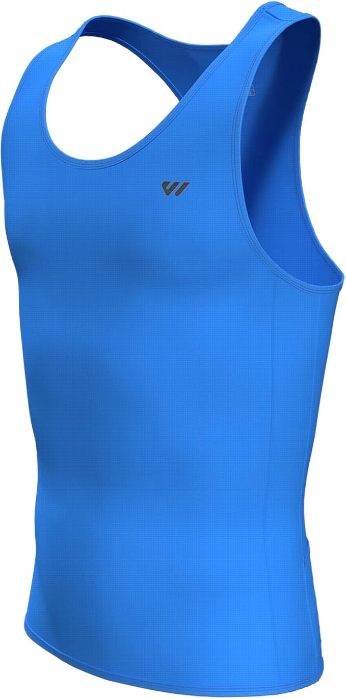 Lo.gas Sleeveless Cycling Jersey Men, Biking Base Layer Breathable and Lightweight with Back Pocket Sports Vest
