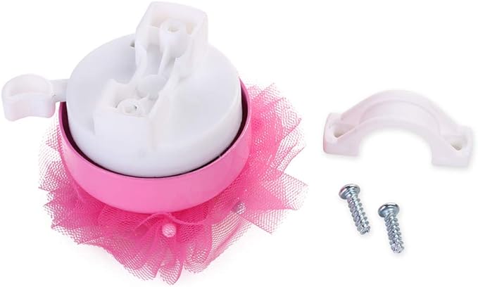 MINI-FACTORY Bike Bell for Girls, Pink Bicycle Handlebar Bell Cute 3D Unicorn/Lollipop/Swan/Mermaid Pattern Bike Safe Cycling Ring Horn (Star)